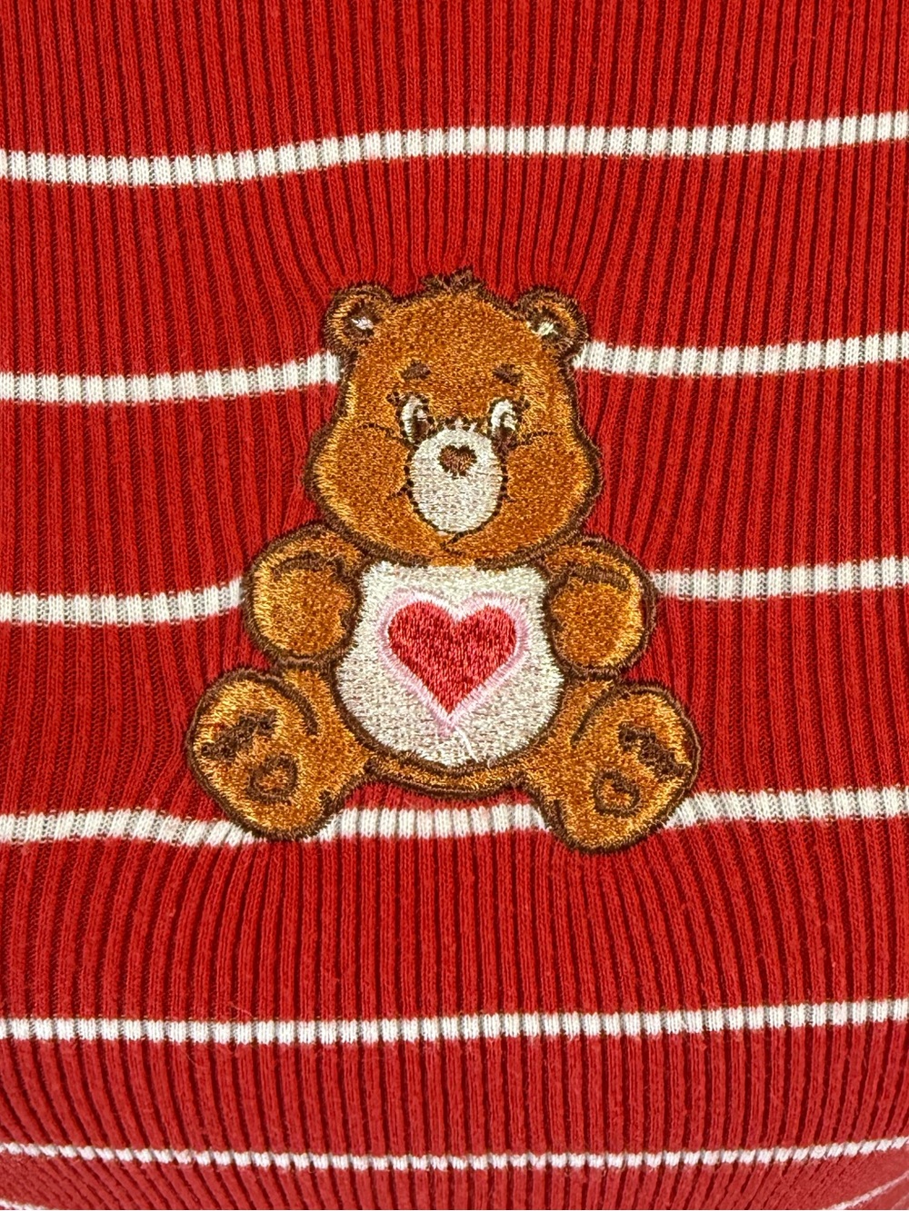 Mad Engine Care Bears Ribbed Top - Red - Large‎ - Picture 3 of 8